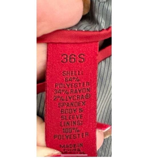 Alfani Jacket Slim Fit 36 S Gray Two Button Sport Leisure Jacket Lined Versatile - Picture 7 of 16